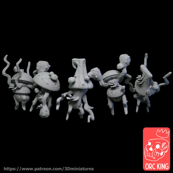 fungus dryads tabletop 3D print model - Mito3D