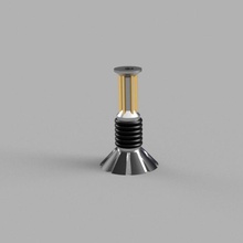 sable luz vástago sombra LED animico lámpara Jedi estrella guerras vistoso electromaker 3d print model - Mito3D