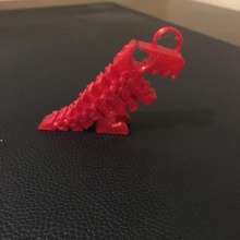 mafsallı Dinozor anahtarlık t rex 3d print model - Mito3D