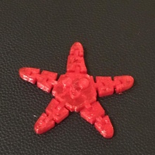 articulado estrella pez Oceano mar flexible 3d print model - Mito3D