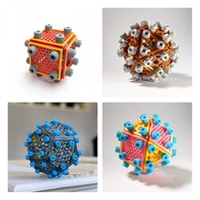 bolted polyhedron bundle store 3d print model - Mito3D