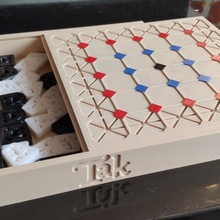 coger juego 6x6 tablero ajedrez 3d print model - Mito3D