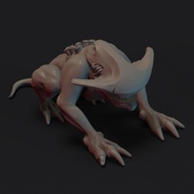 dg alieno animale creatura fantasia immaginario miniatura scolpire scifi 3d print model - Mito3D