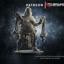 fanático tampo mesa dragões fantasia líder miniaturas modelo guerra martelo banda dnd Mordheim ungeons 3d print model - Mito3D