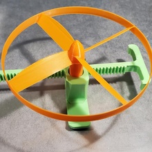 cerniera lampo elica launcher modulo ragazzi giocattolo rotazione lanciare 3d print model - Mito3D