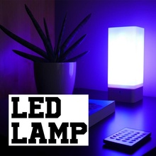 led lamp soldering & garden leds decor holder lights stripe bedside 3d print model - Mito3D