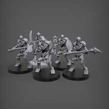skeleton horde tabletop dragons kit miniatures miniature sculpt dnd ulti dungoens 3d print model - Mito3D