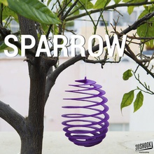 sparrow trial & garden wind spiral 3dshook 3d print model - Mito3D