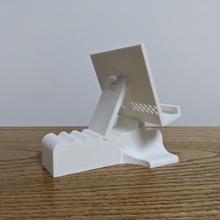 nintendo switch - adjustable stand vent holes holder dock mount ventilation remix 3d print model - Mito3D