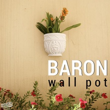 baron Wand pot Studie Garten Blumen 3dshook wallpot 3d print model - Mito3D