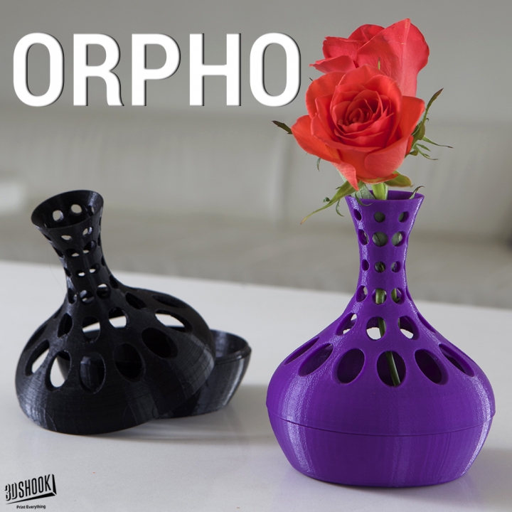 orpho trial & garden flowers vase 3dshook beautifulhome 3D print model - Mito3D