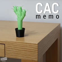 cac memo prova giardino titolare cactus 3dshook 3d print model - Mito3D