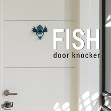fish knocker trial & garden 3dshook 3d print model - Mito3D