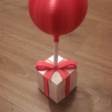 Ballon Tier Kreuzung Geschenk 3d print model - Mito3D