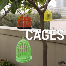 cages closed trial & garden cage birds 3dshook 3d print model - Mito3D