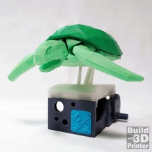 save sea turtles toys & games mechanical toy turtle whale kinetic moving 3dprint kineticsculpture automata kineticart swimming kineticturtle 3d print model - Mito3D