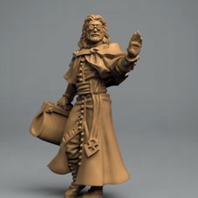 wandering priest tabletop fantasy character 3d print model - Mito3D
