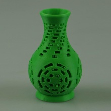 chinese style vase tall & garden 3d print model - Mito3D