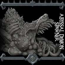abyssal demon spawner monster miniatures ii kickstarter live tabletop 3d print model - Mito3D