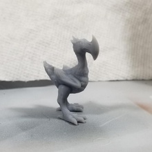 hacha pico bestia pájaro miniaturas monstruo rpg miniatura mesa 28mm dnd mazmorras dragones pionero aviar terror 3d print model - Mito3D