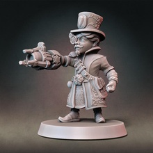 gnome artificer type modular hands weapons presupported tabletop fantasy mini miniature dungeonsanddragons minis patreon 28mm dnd pathfinder 32mm dnd5e dndminiatures miniflaer 3d print model - Mito3D