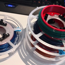 modular spool sample filaments build 3d printer diy filament 3d print model - Mito3D