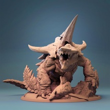 dev Ejderha masaüstü Yazdır büyük yaratık canavar kaplumbağa Kral Kocaman tosbağa dnd 3d print model - Mito3D