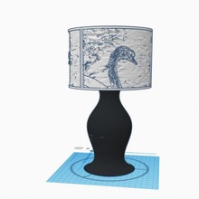 cignus lithopane lamp electromakerkitscompetition 3d print model - Mito3D