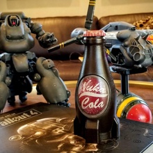 nuka cola - phat version game prop fallout 3d print model - Mito3D
