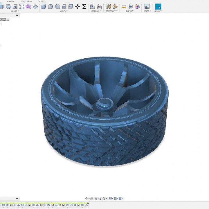 ekstrüder tekerlek 6 nema17 nema ekstruder çarkı 3D print model - Mito3D