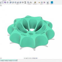 extrudeuse roue 3 fusion 360 anycubic créalité cr 10 autodesk i3 méga ender Kossel 3d print model - Mito3D
