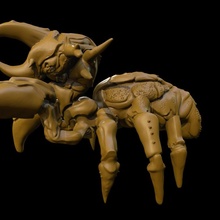 grande insecto mesa criatura monstruo Siniestro piernas 3d print model - Mito3D