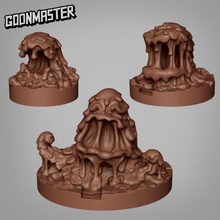 ooze bundle tabletop creature fantasy monster rpg miniature slime dnd pathfinder sewer 3d print model - Mito3D