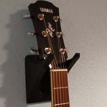 guitare mur monter éducation wall mount 3d print model - Mito3D