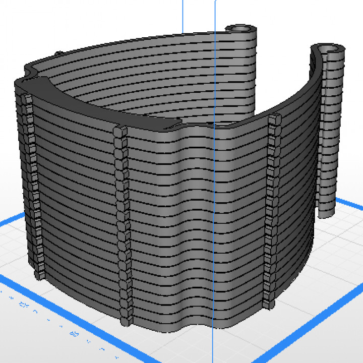 istiflenebilir kapat vizör çerçeve Avrupa iso838 v3 3D print model - Mito3D