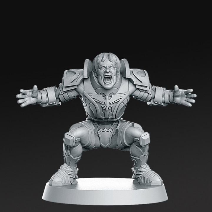 011 human fantasy football 32mm tabletop ball bowl game blood thrones rugby american rnestudio bretonian 3D print model - Mito3D