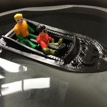 imaginext bat boat batman man marvel toy toys boys imagine imaginex 3d print model - Mito3D