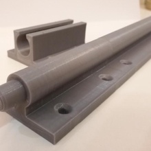 linéaire guider faire glisser rail écrou cnc rails 3d print model - Mito3D