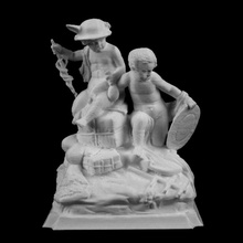 trade shipping allegory brussels belgium scan 3d print model - Mito3D