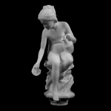 menina shell warandepark bruxelas bélgica scan 3d print model - Mito3D