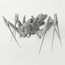 mechspider creatura buio ingranaggi macchina mini mostro steampunk ragno cristallo mech mostri dnd miniatura spidermech 3d print model - Mito3D
