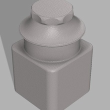 utilitaire pot bouteille 3d print model - Mito3D