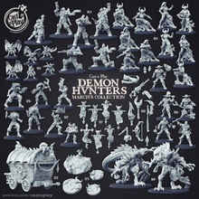 demon hunters bundle tabletop 3d print model - Mito3D