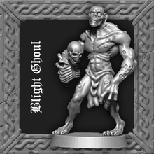 blight ghoul tabletop army dragons dungeons game gaming mini undead miniature sculpt brute dead wargame d&d dnd skirmish savage curse 3d print model - Mito3D