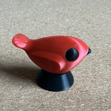 Birdo Vogel niedlich einfach 3d print model - Mito3D