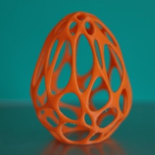 Voronoi Yumurta Paskalya blender 3d print model - Mito3D