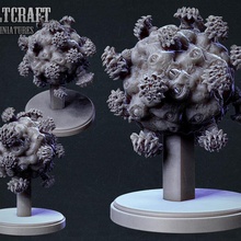 coronavirus creatura fantasia figurina miniature mostro rpg miniatura tavolo 28mm dnd virus esploratore pandemia covid 19 3d print model - Mito3D
