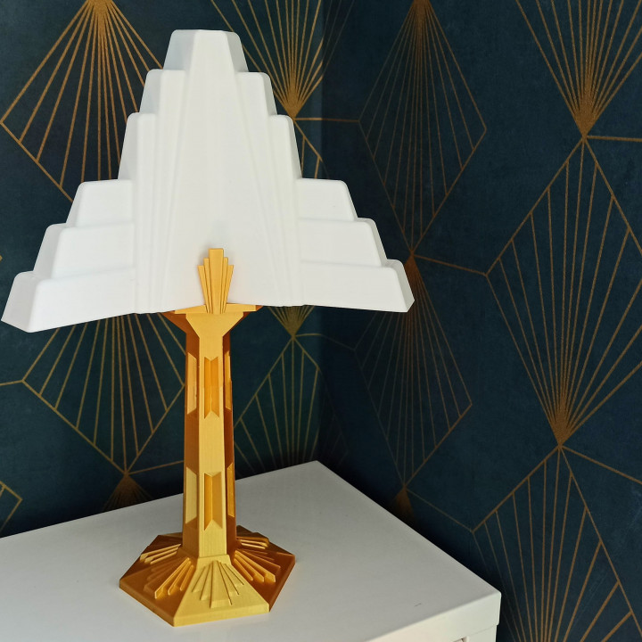 art deco mood lamp artdeco moodlamp 3D print model - Mito3D