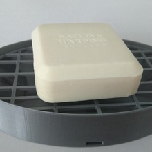 oval sabun tabak drenaj Bahçe banyo fırça komik eller pla yıkama tırnak 3d print model - Mito3D