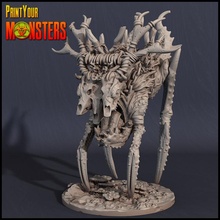 forest creature mounted tabletop game monster rpg warhammer miniature patreon d&d dnd emmanuel pathfinder lepas printyourmonsters 3d print model - Mito3D